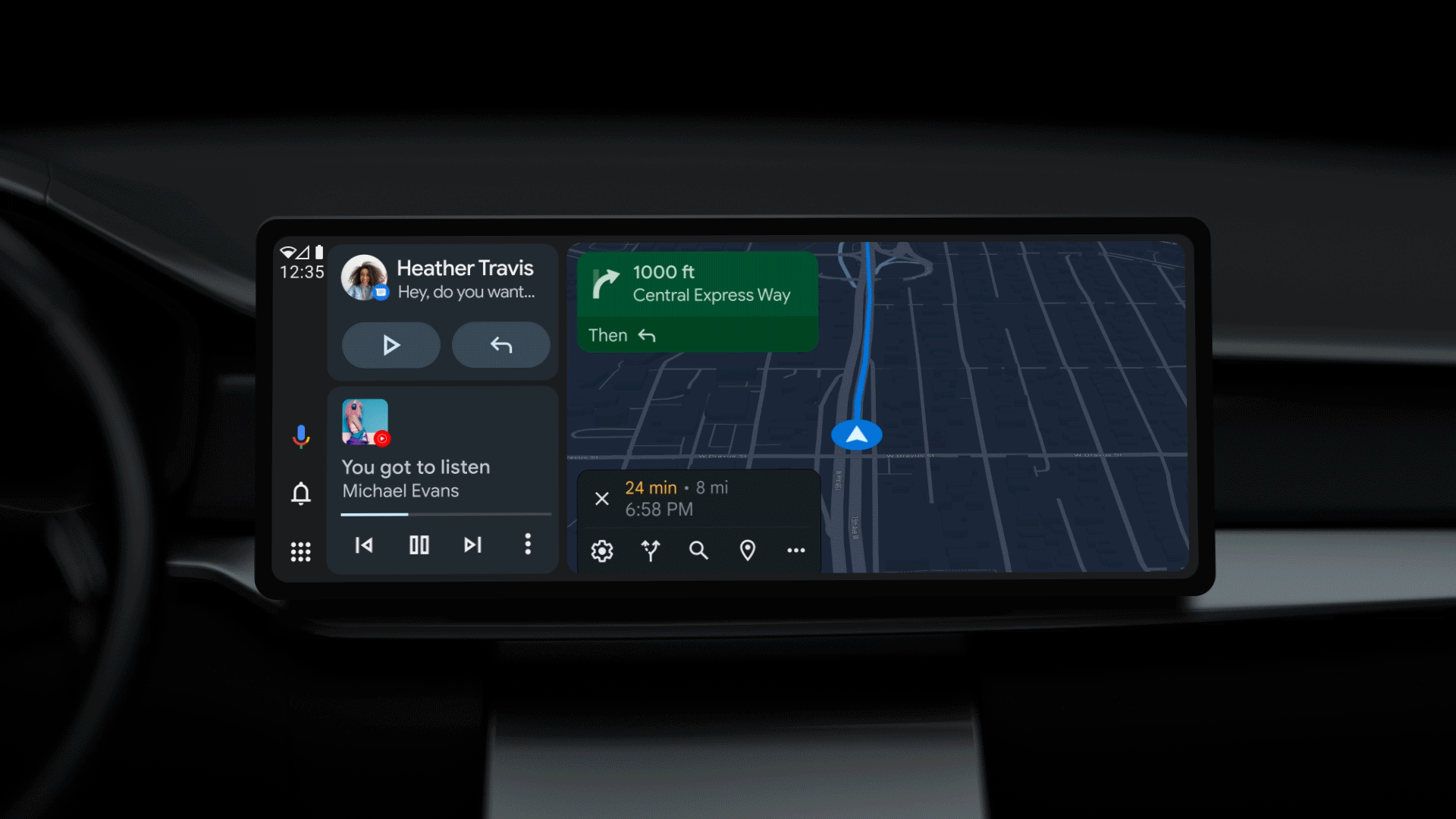 Screens and apps on Android Auto - Android Auto Help