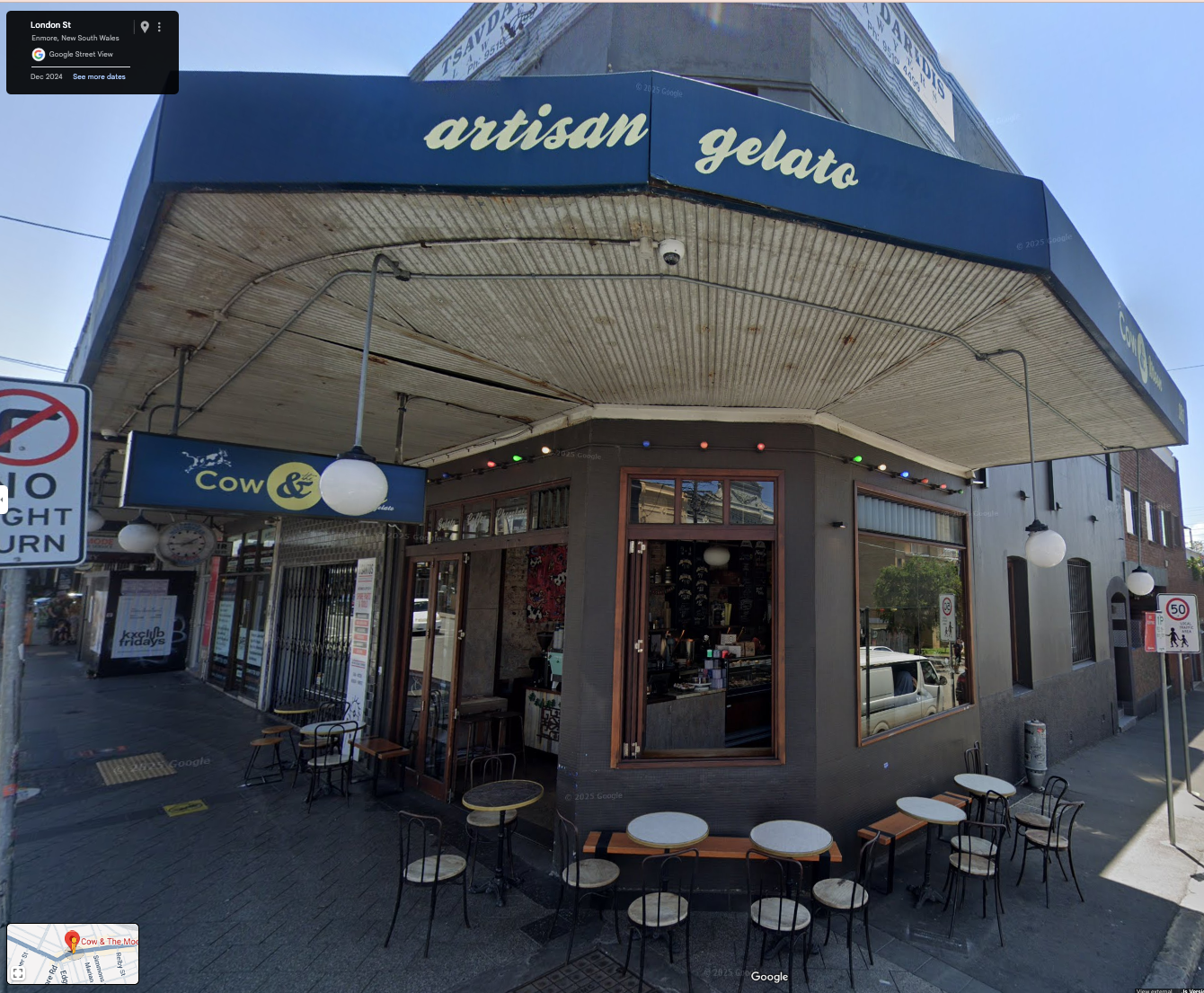 Street View image of Cow & The Moon store front