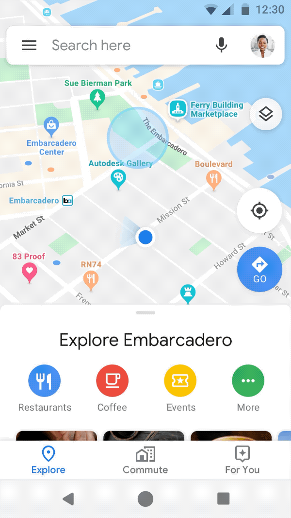 Incognito mode in Maps