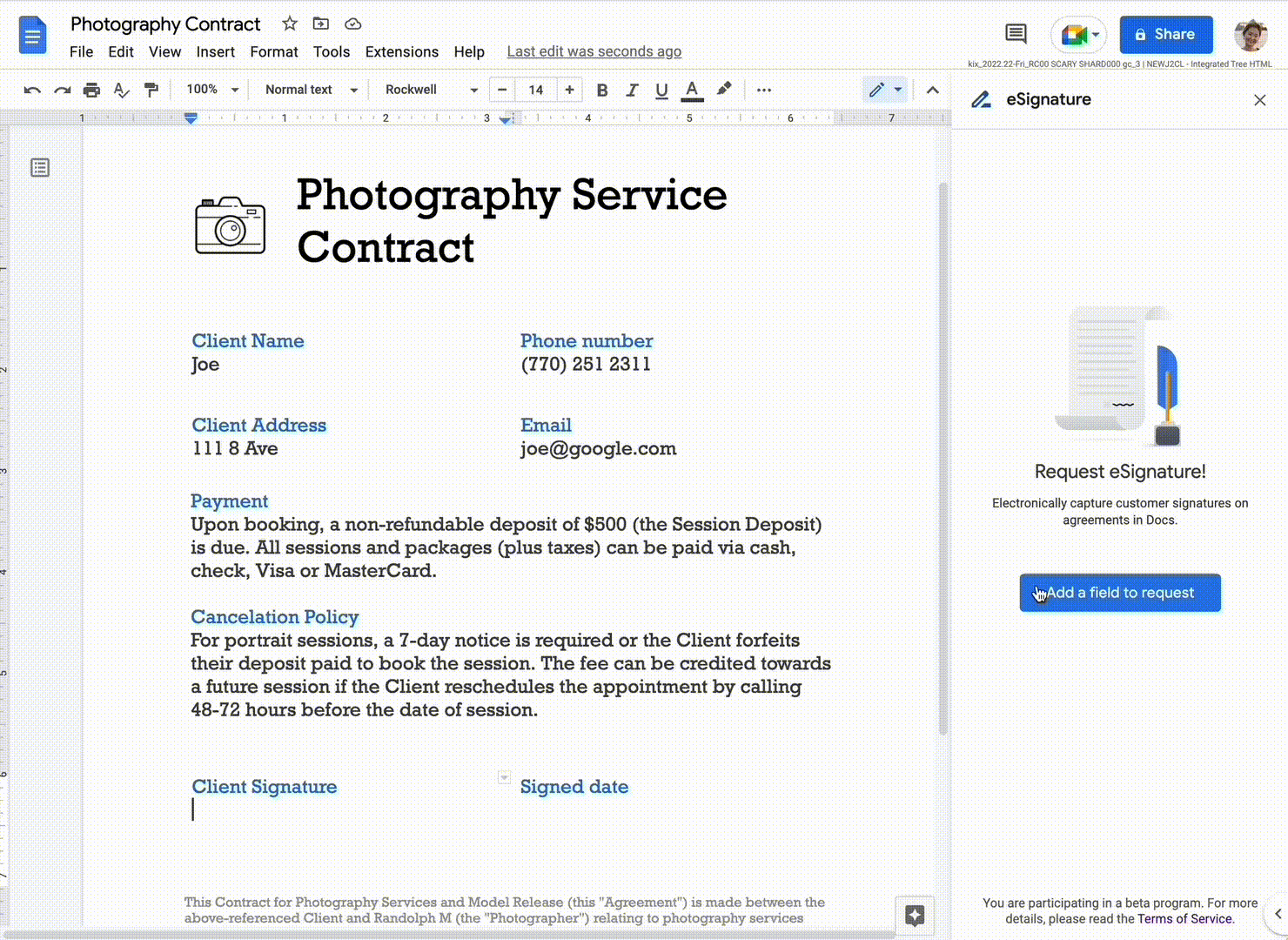 Creating A Form On Google Docs