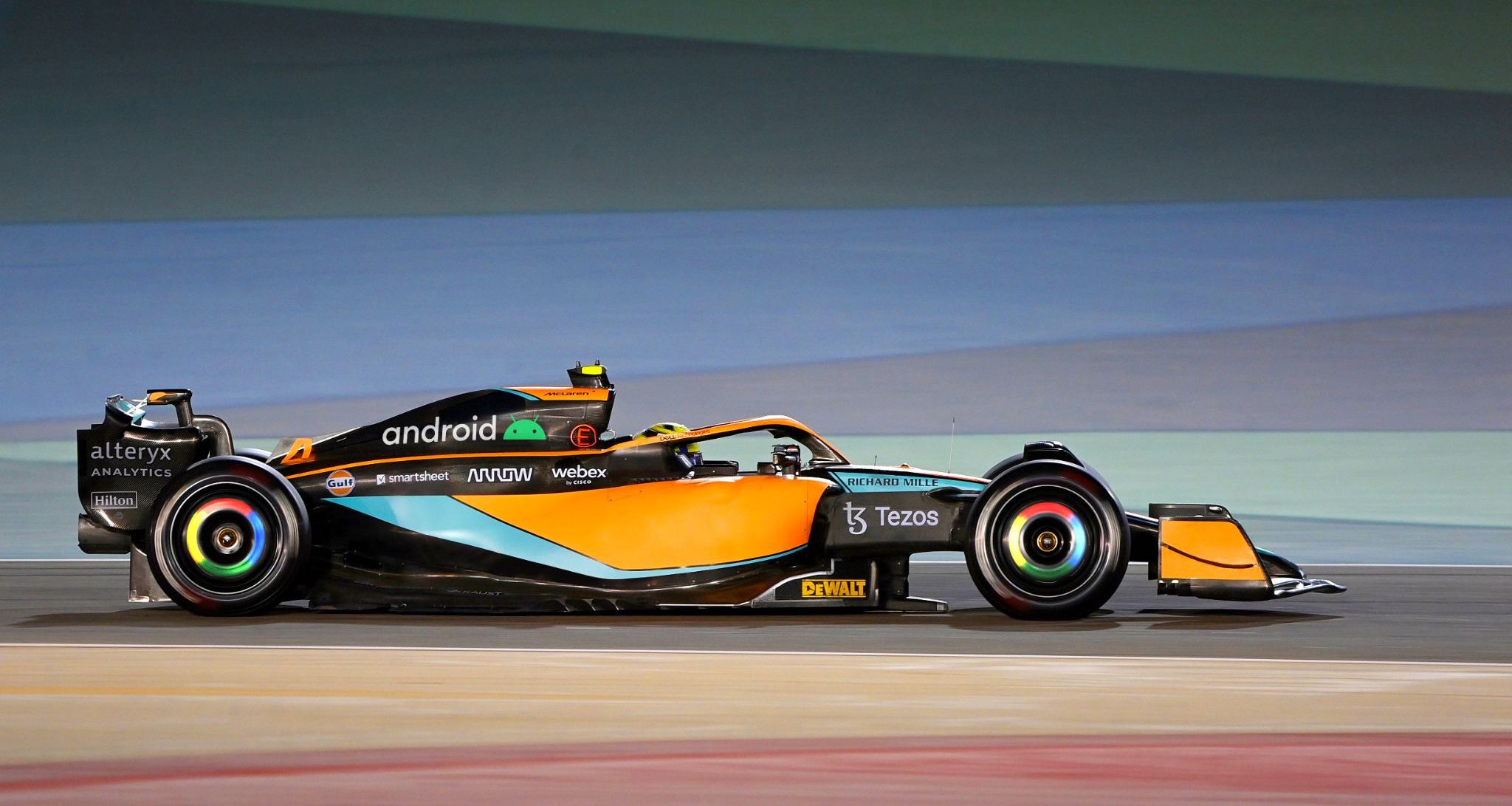 Buckle up McLaren has a new Android and Chrome F1 race car