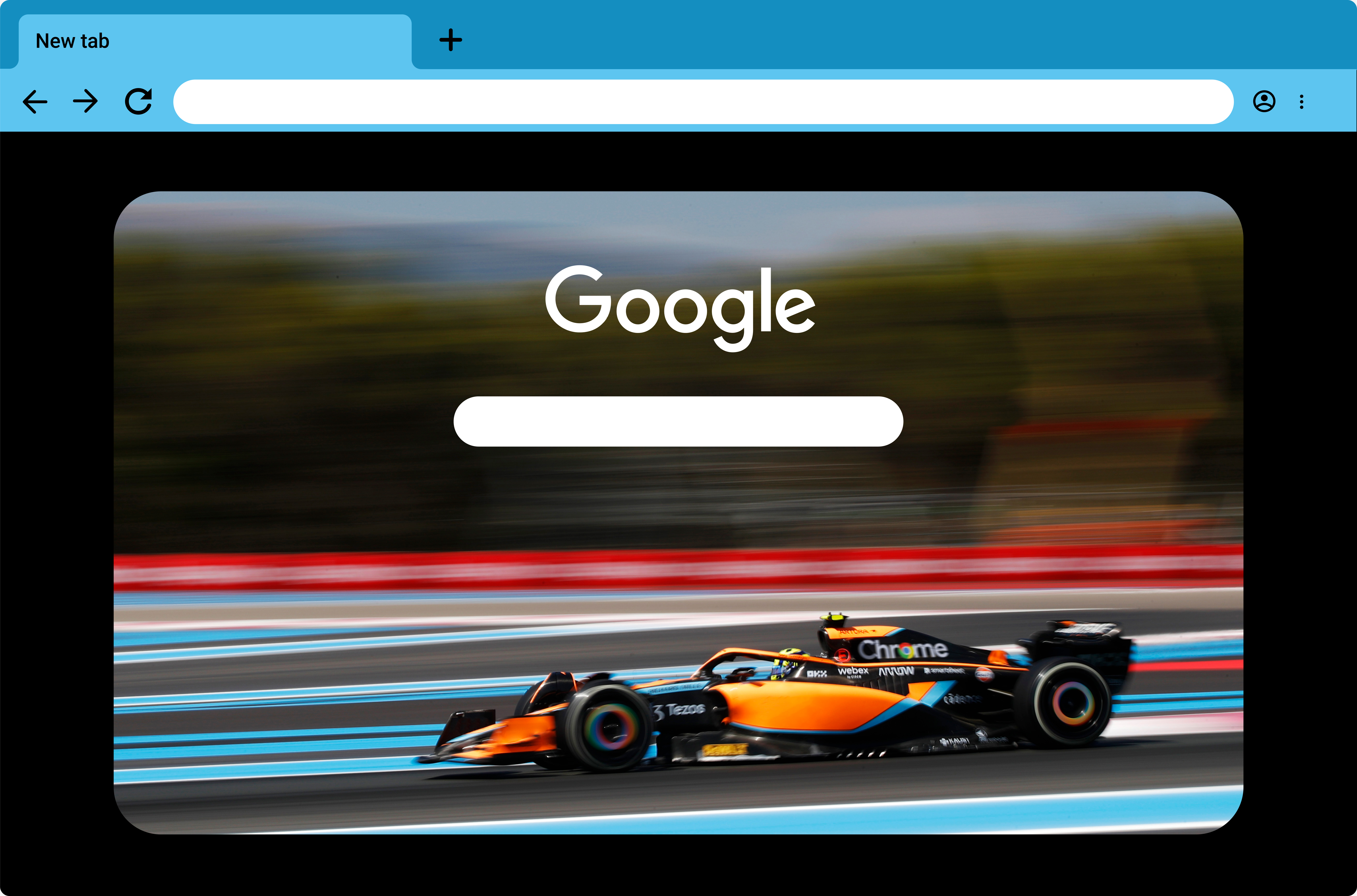 Test drive new McLaren Formula 1 themes in your Chrome browser