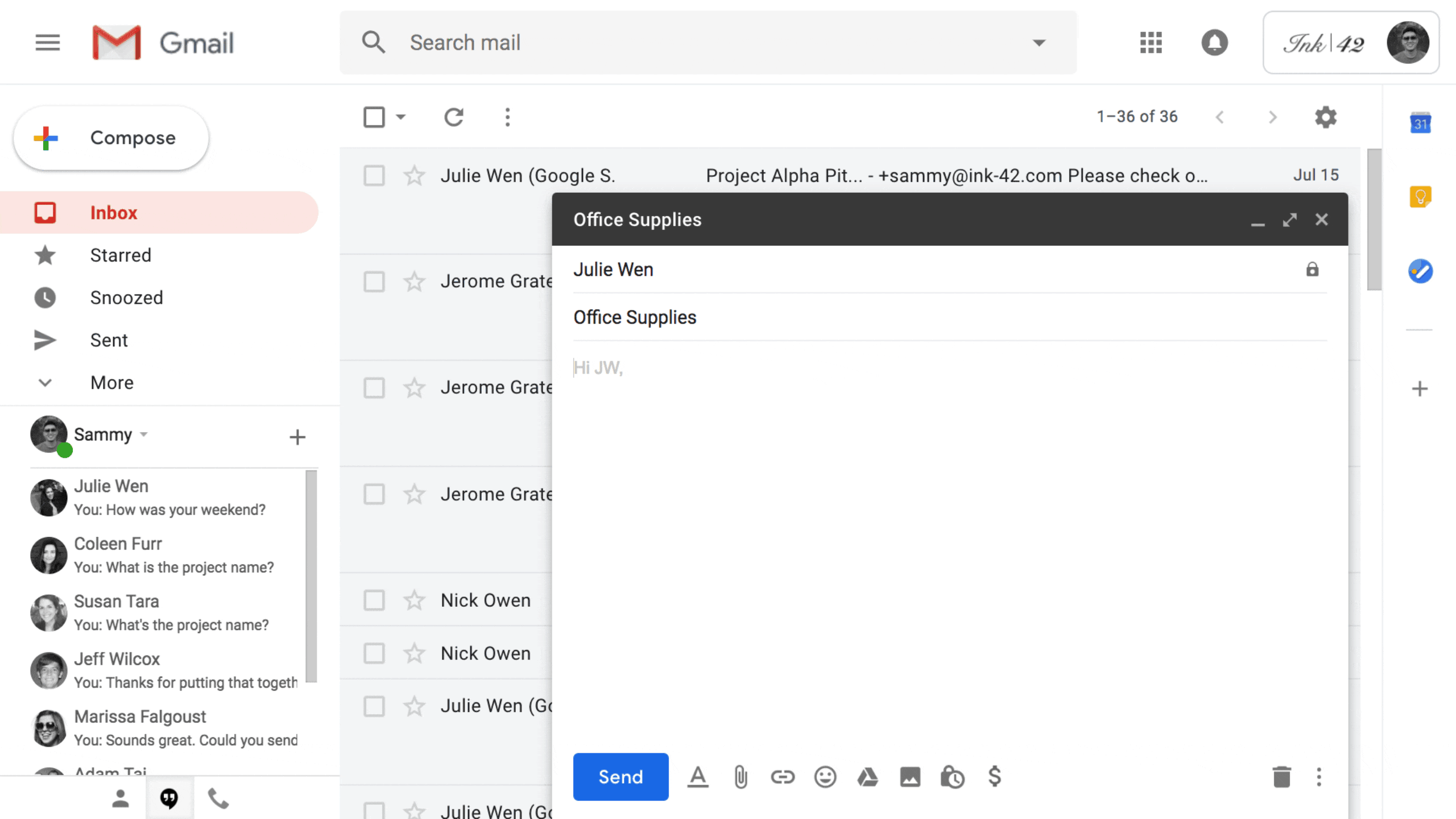 Smart Compose - G Suite Next '18