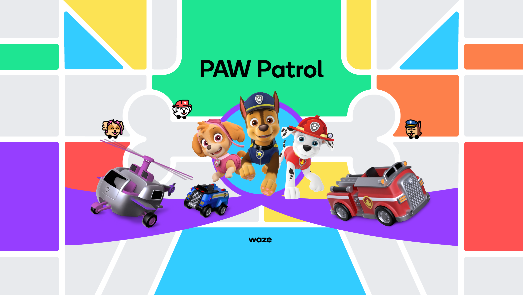 Waze Lets PAW Patrol Pups Give Directions