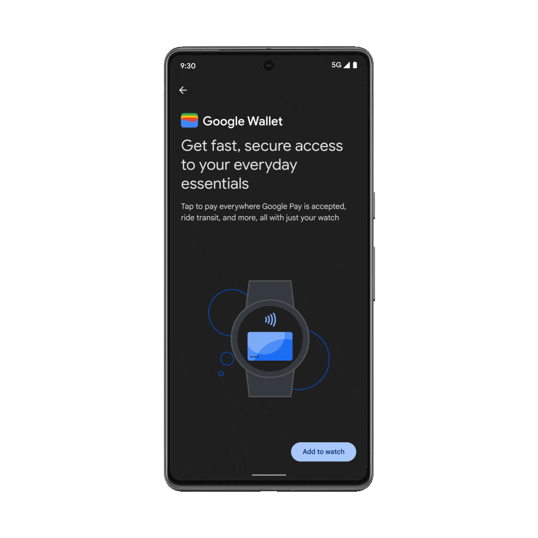 Adding a PayPal account to Google Wallet on an Android phone so it can be used for payments on a Wear OS smartwatch.