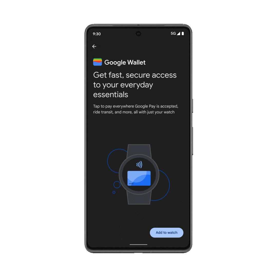 Wear OS akıllı saatindeki ödemelerde kullanılabilmesi için Android telefondaki Google Cüzdan'a bir PayPal hesabı ekleme.