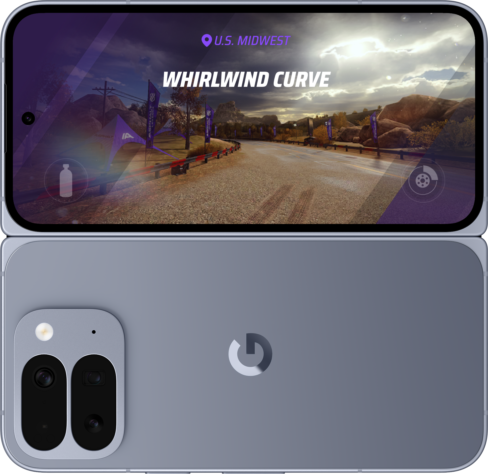 Asphalt Legends on Pixel 10 Pro Fold