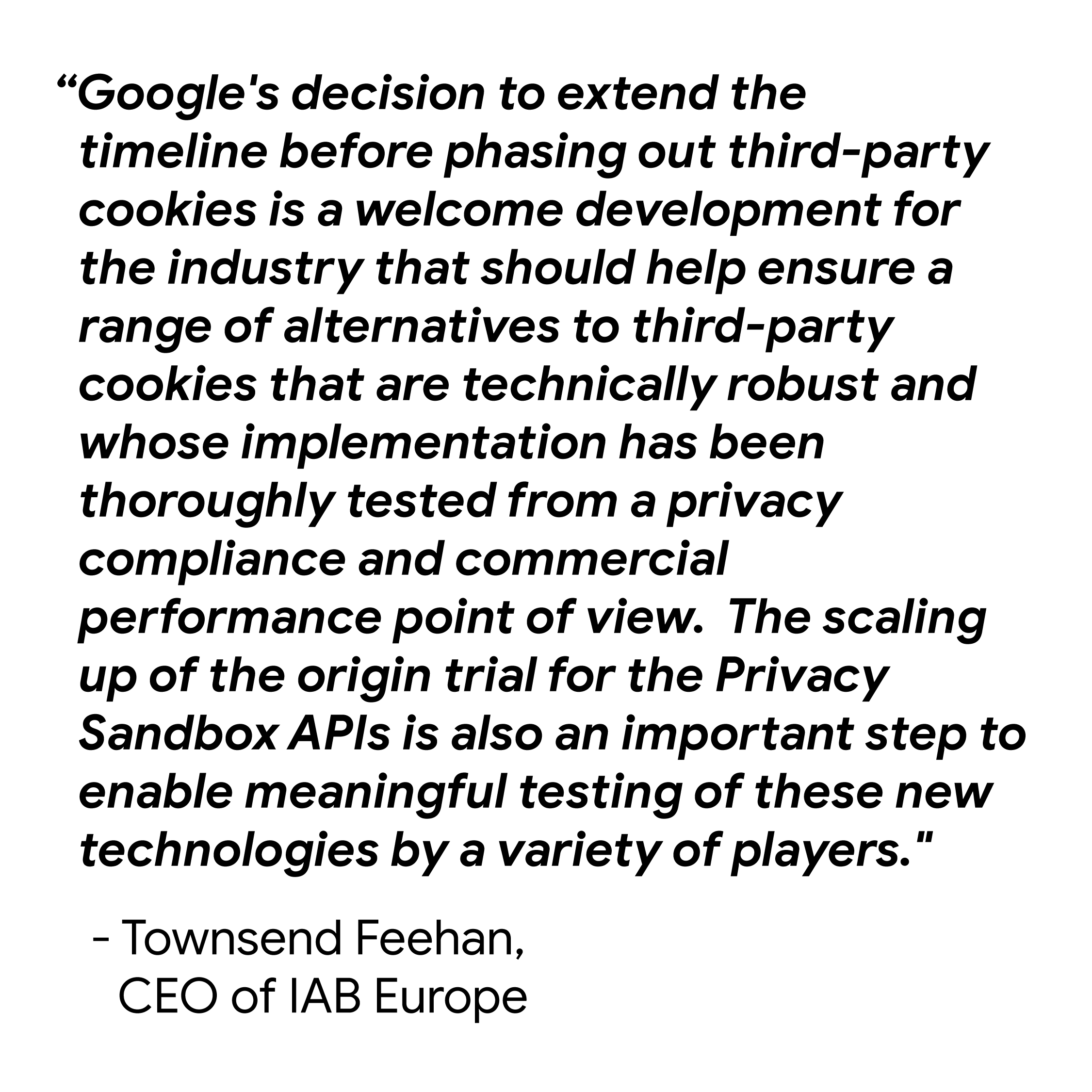 quote from Townsend Feehan