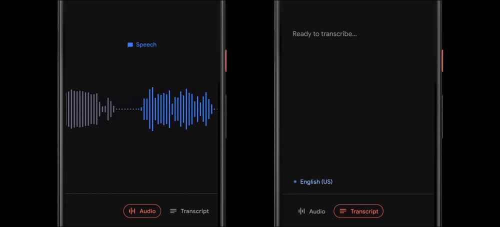 Animation of the recorder app functionality