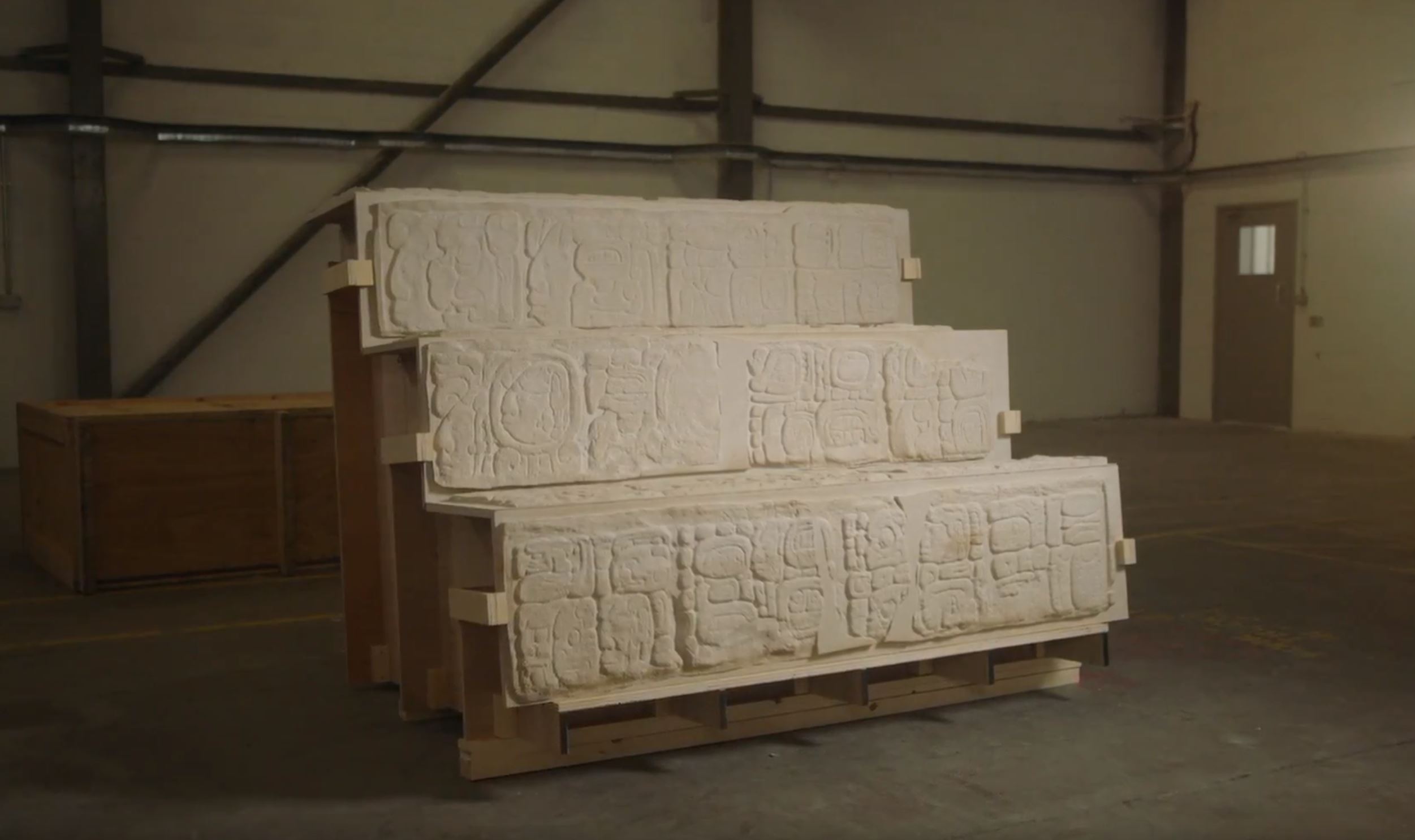 Robotically reconstructed Palenque Staircase from plaster casts.JPG