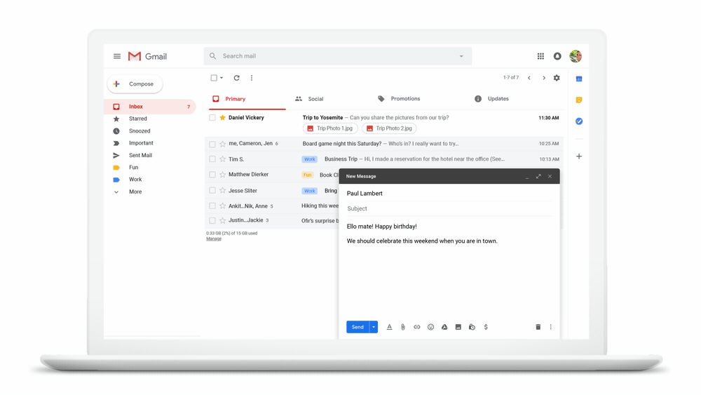 Gmail Fete Ses 15 Ans Avec La Redaction Intelligente Et La Programmation D Envoi D Emails