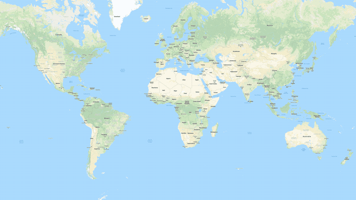 Google Maps Satellite Image Covers 98 Percent World Population