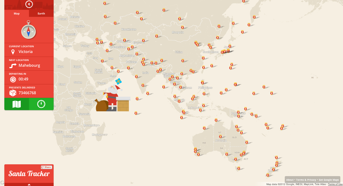 Google Santa Tracker is live, counting down the days until