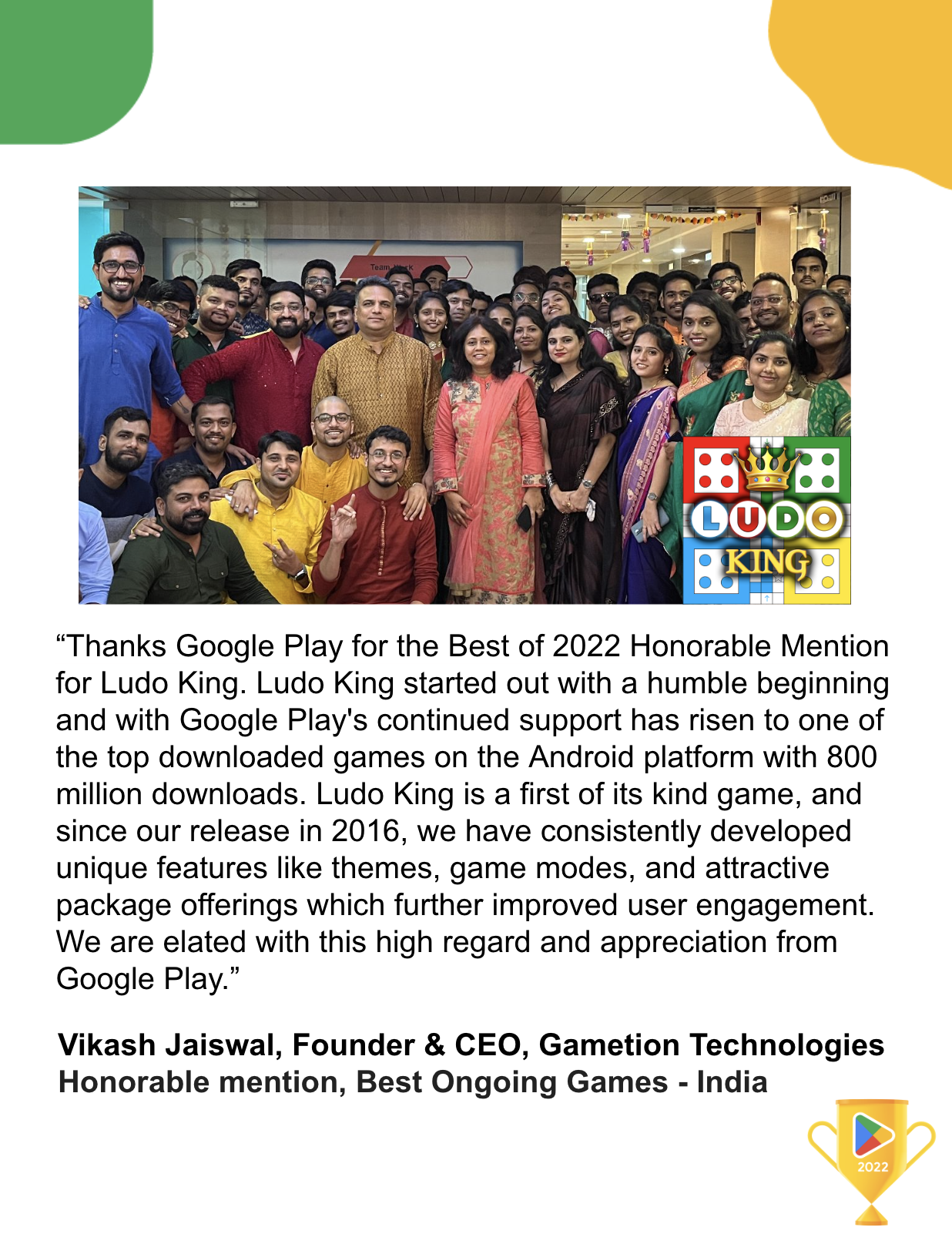 Google Play's best apps and games of 2022 in India