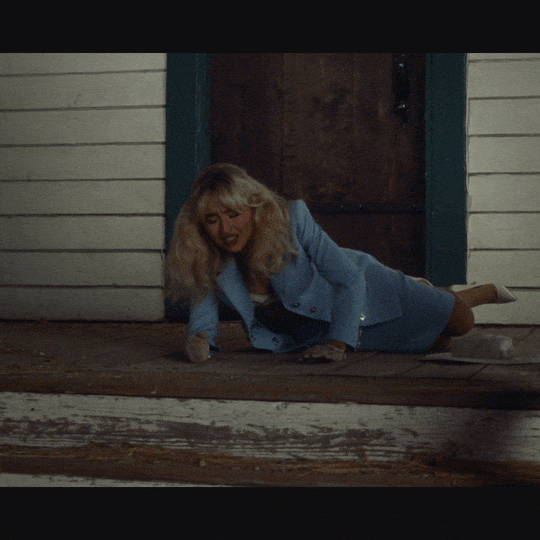Sabrina Carpenter promotional photo for music video 'Tears'