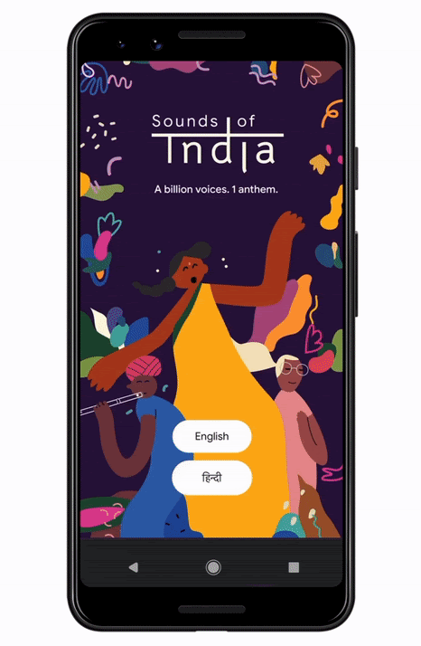 Sounds of India experience in Google Arts & Culture