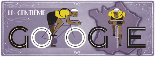 Tour de France doodle