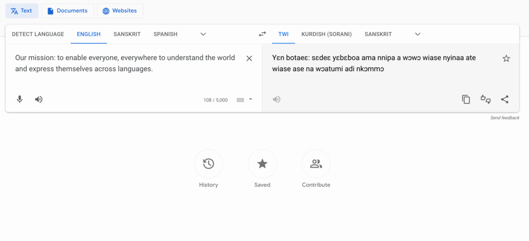 Google Translate gets new design, new languages