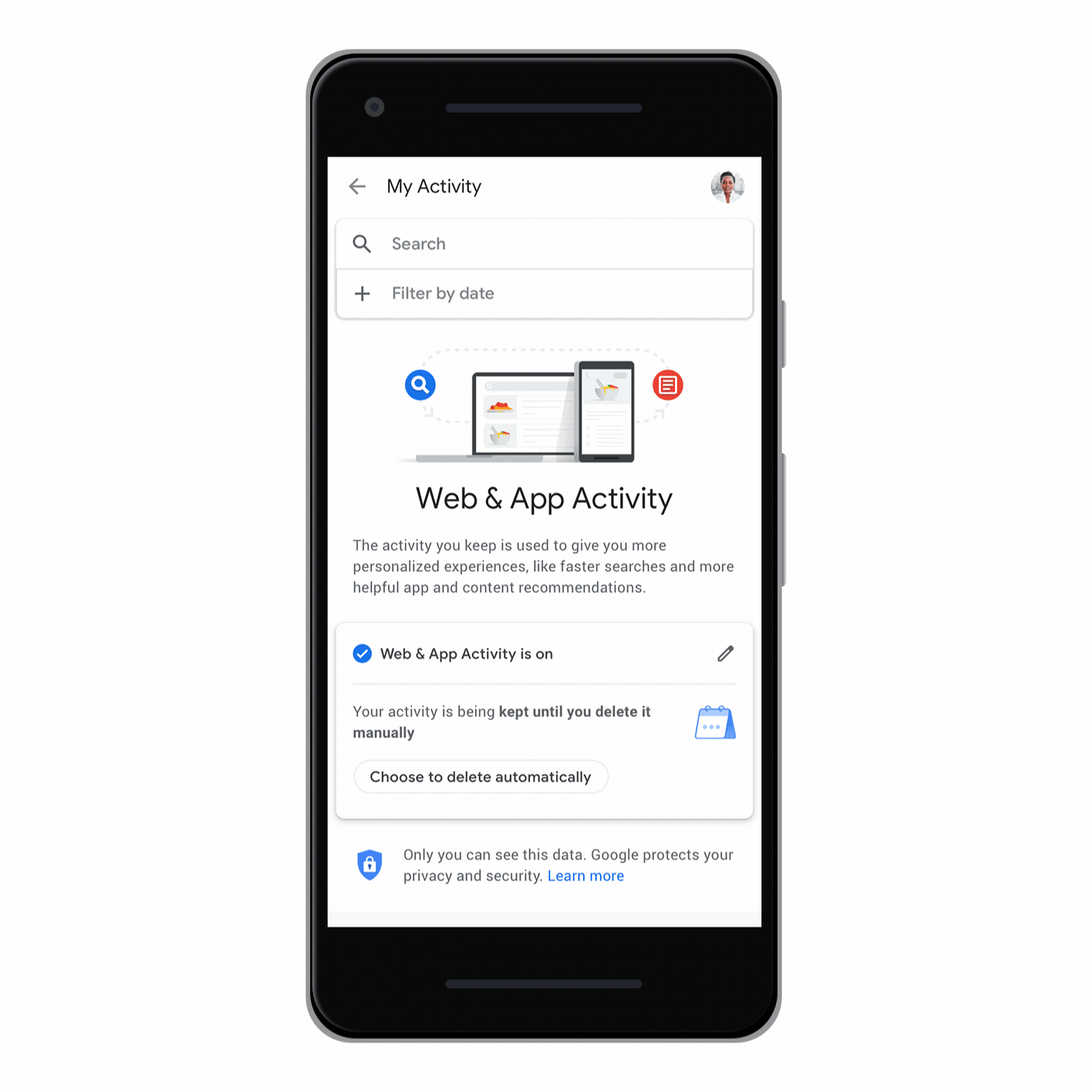 Cómo configurar el autoborrado del historial de ubicación y actividad de Google 1