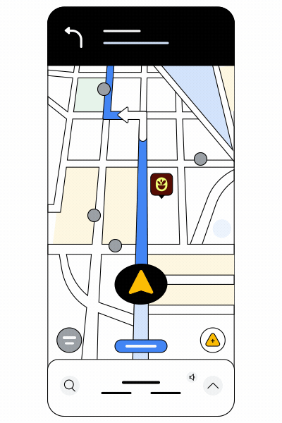 Video a demonstrar como o anúncio aparece durante a navegação pelo Waze