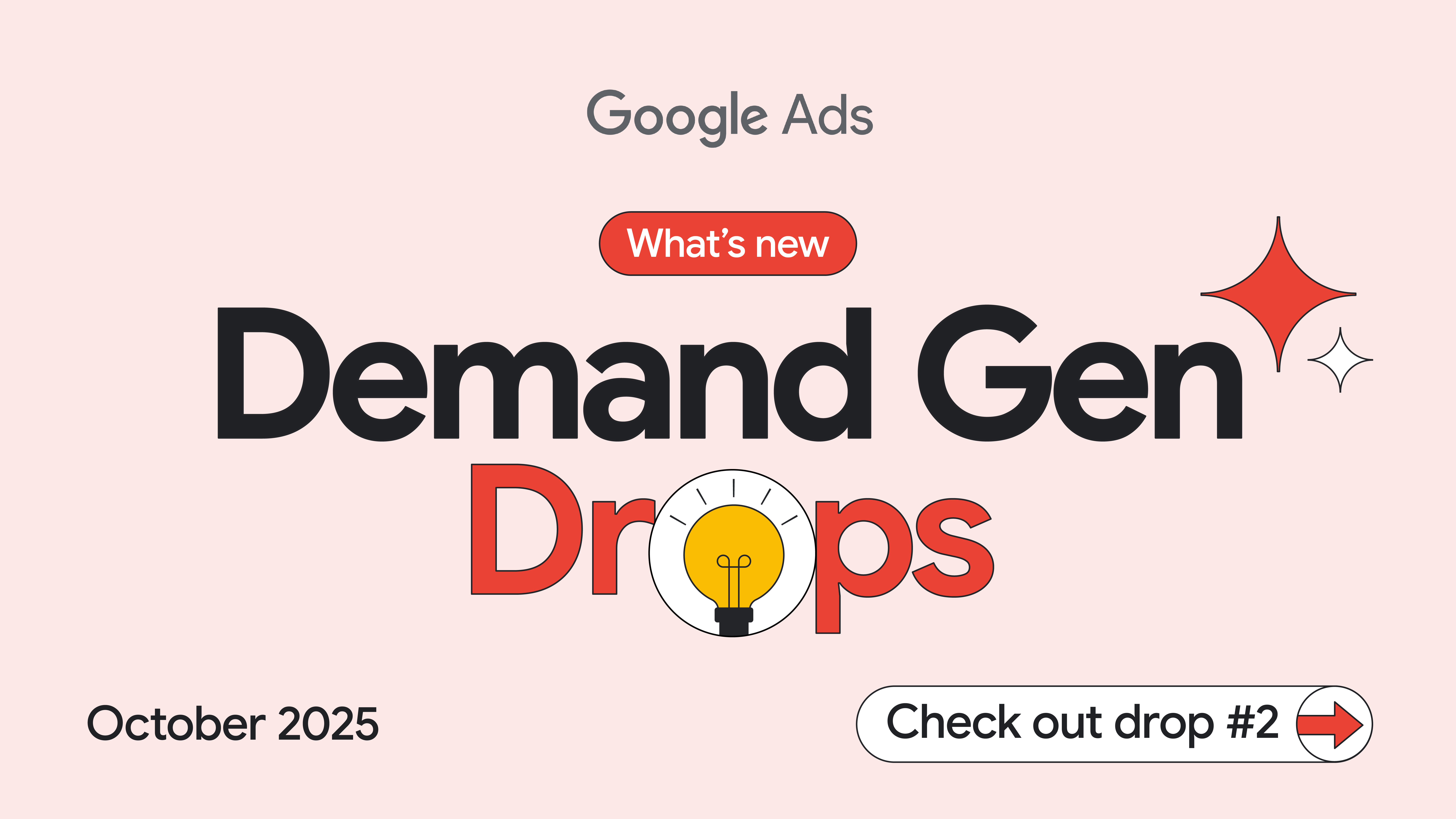 Demand Gen Drops title card with logo and lightbulb iconography.