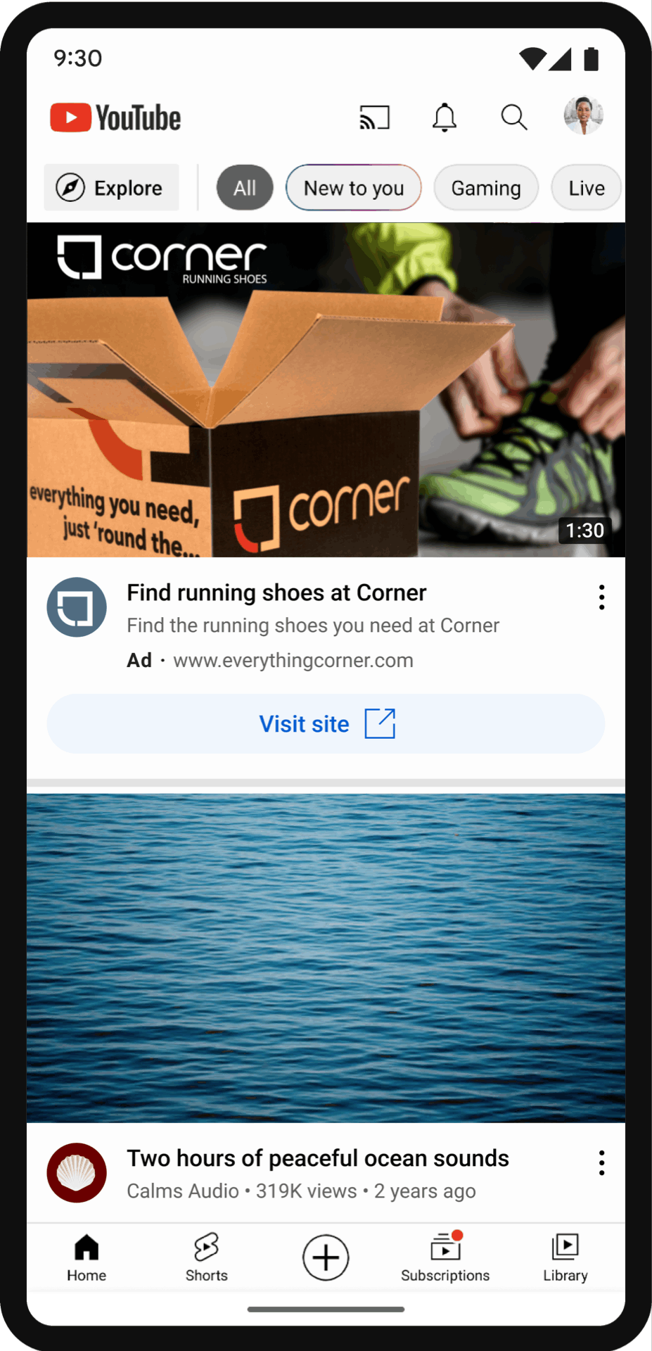 getting ads on my phone screen