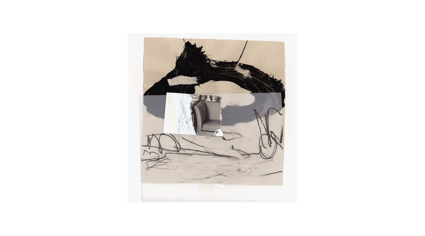 “Untitled,” mylar, graphite and acrylic on paper (2006)