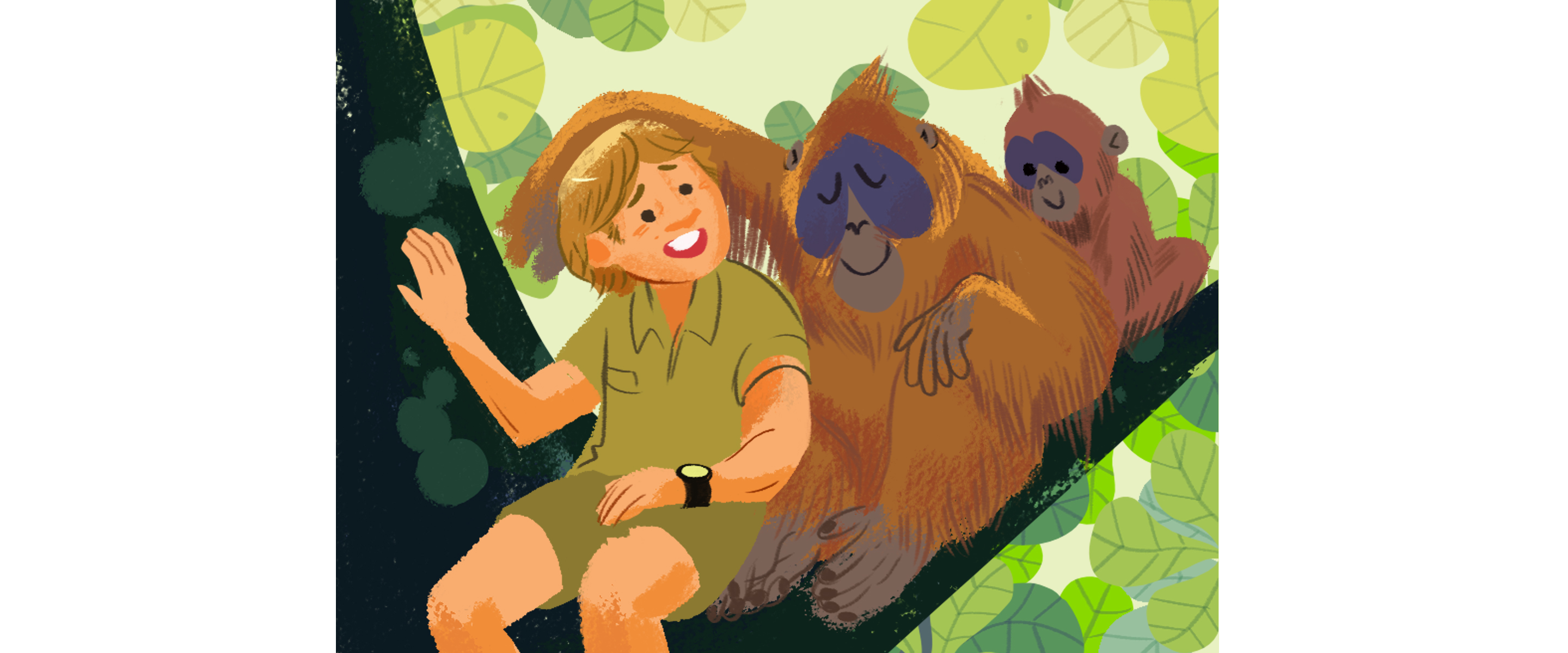 Steve Irwin doodle frame 3