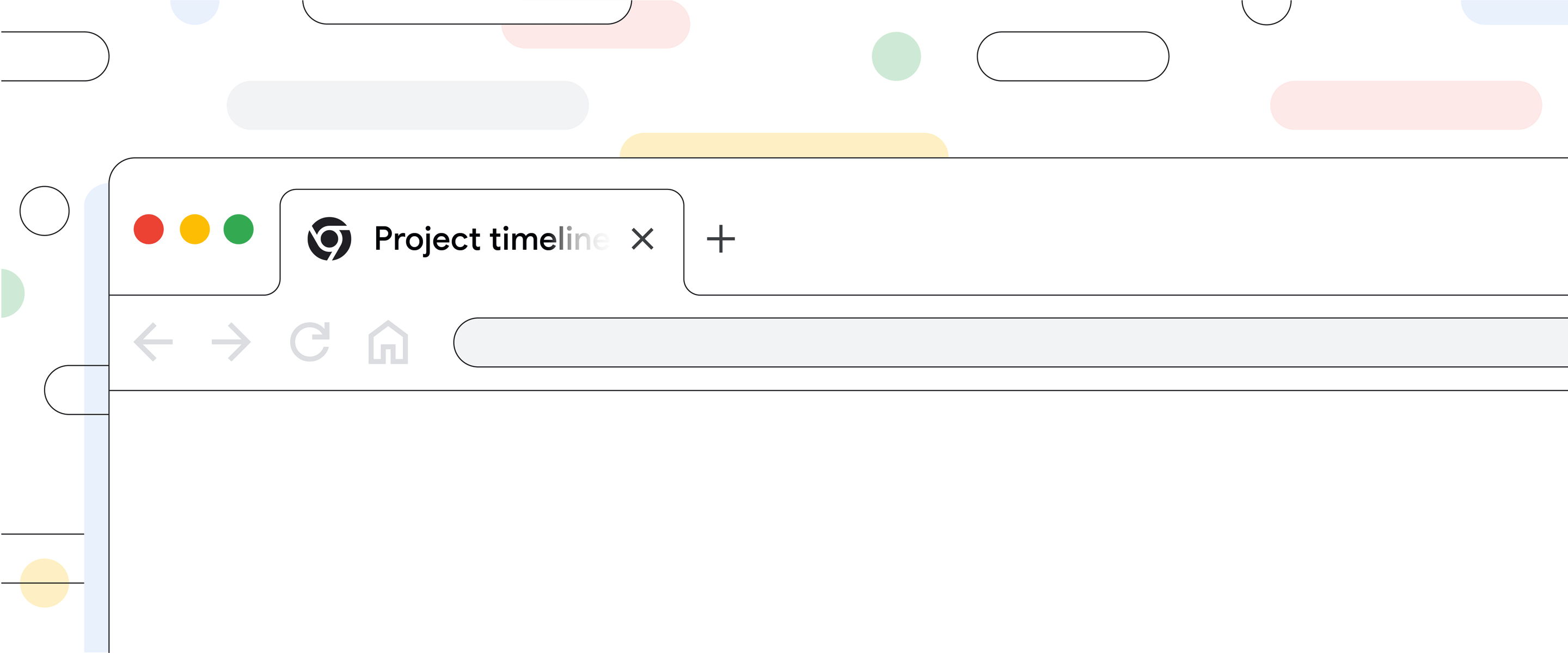 An animated gif of an illustration of a Chrome browser where one, then two, then three...and then infinite tabs keep opening on the bar.