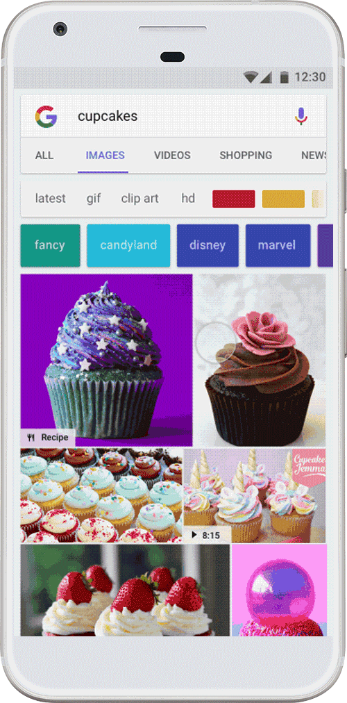 Google добавила информационные значки в поиск изображений на мобильных устройствах