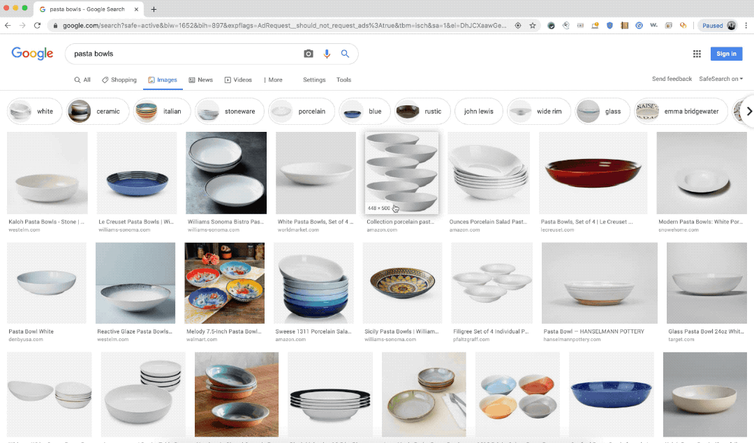 Google Images Desktop