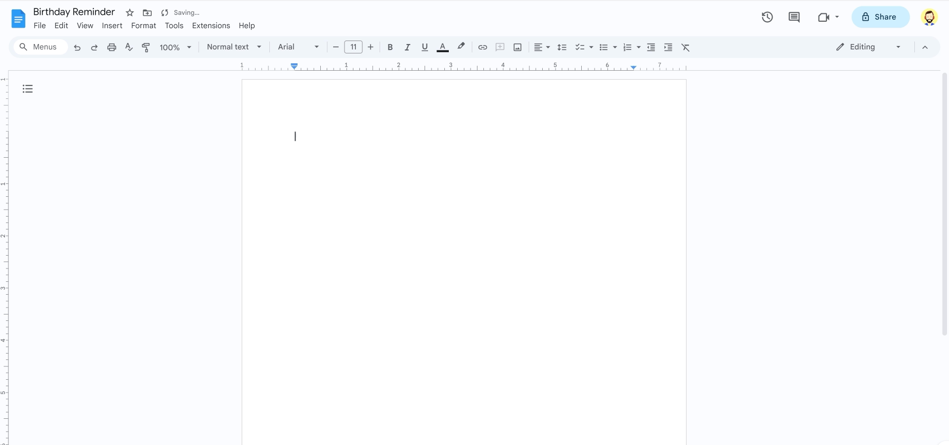A GIF showing how to write an email draft in Google Docs and then convert it to a Gmail draft.