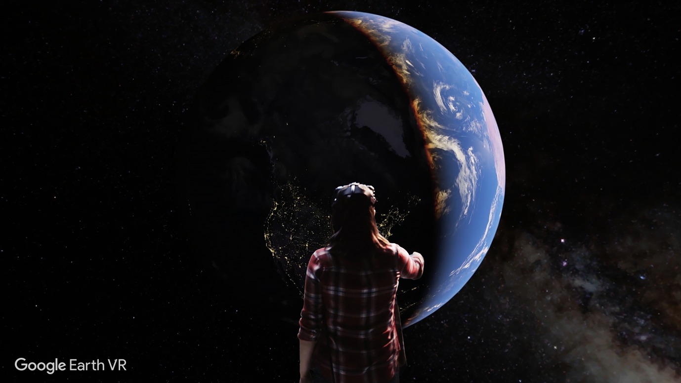 Is Google Earth a virtual reality?