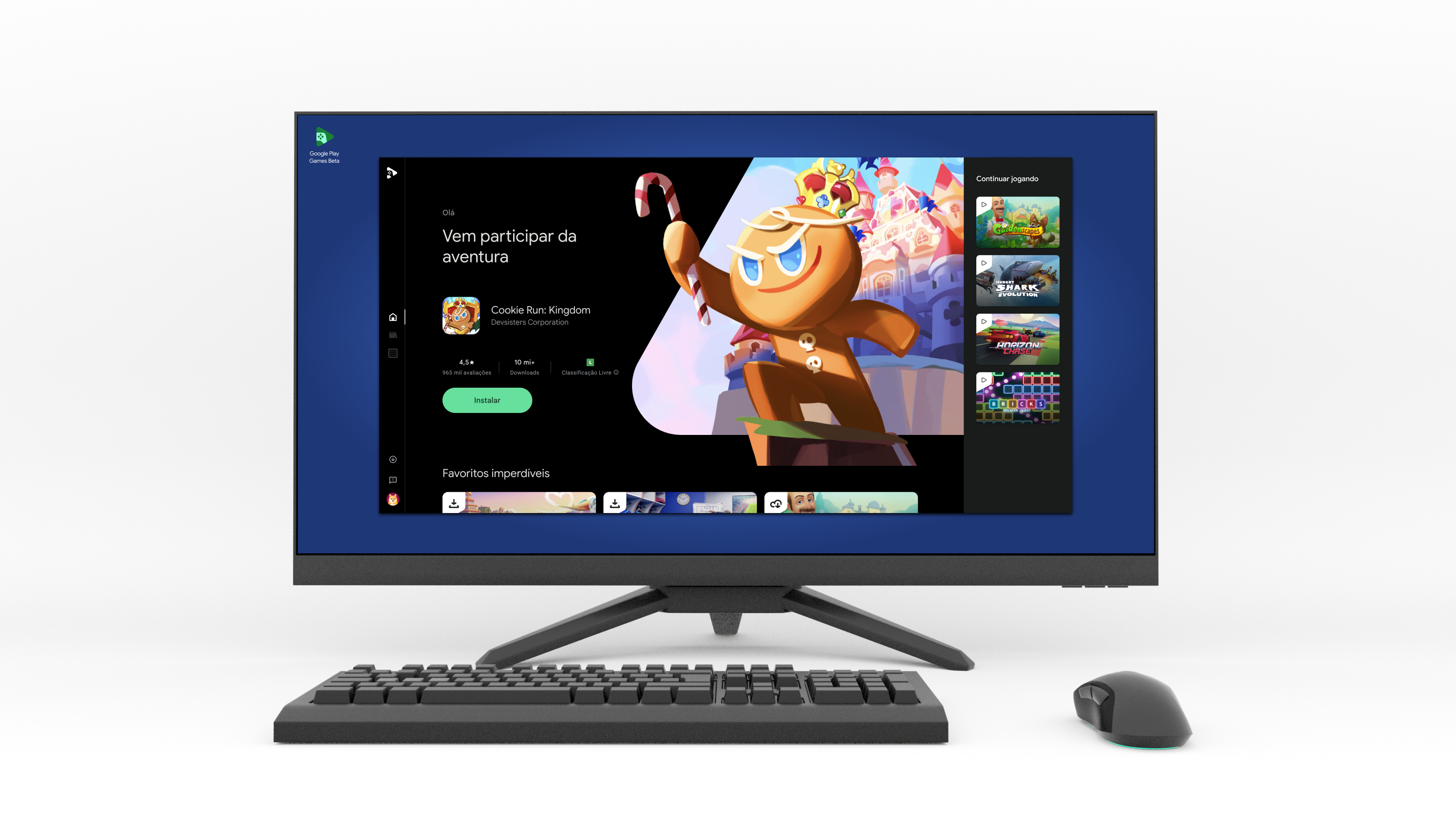 Transforme seu PC em uma plataforma de jogos com o Google Play Games! 