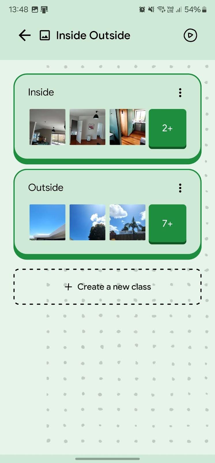 Image features smartphone screenshots of CogLabs app showing how Programs and Models are created to recognize objects and run commands