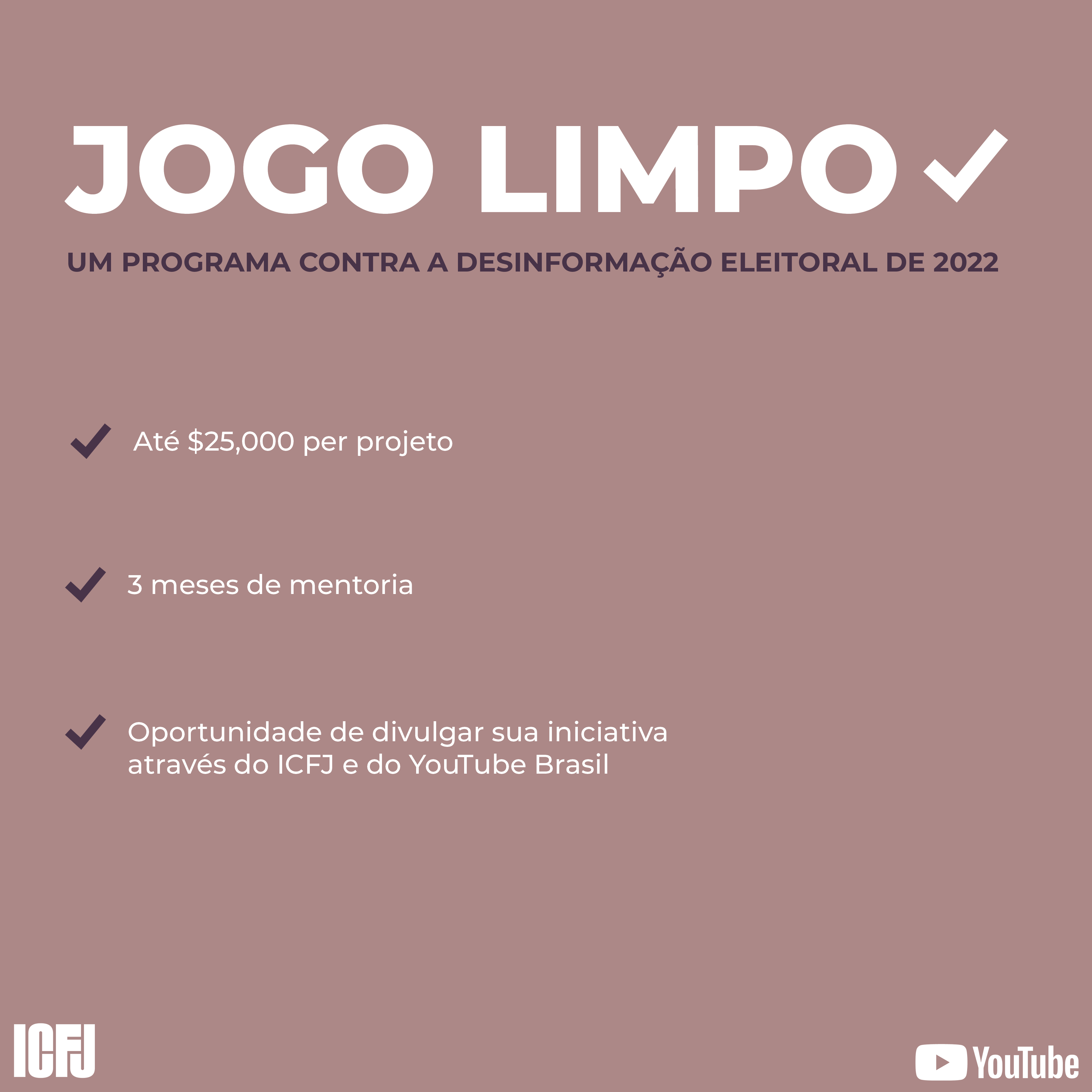 Jogo Limpo 2.0, um programa para combater a desinformação no Brasil em 2023
