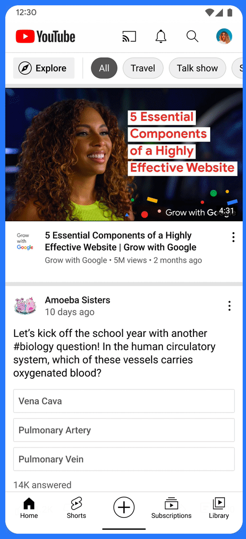 launches an ad-free video player for education - The Verge