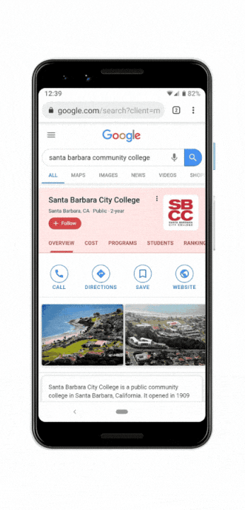 Google’s College Search Feature Gets Updated to Support 2-Year Colleges