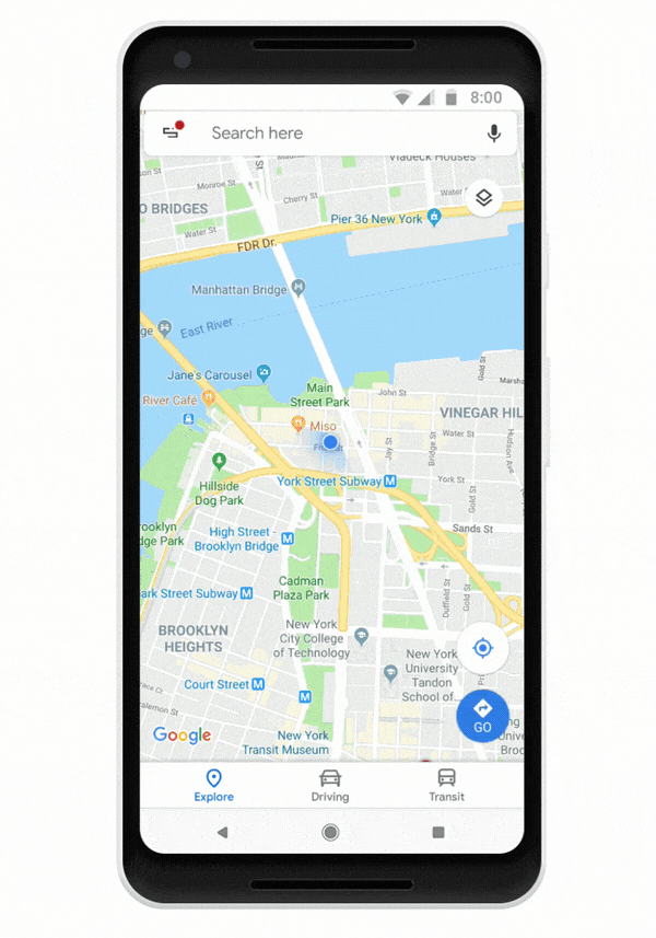 Google brings Snake to its Maps app for April Fools' Day