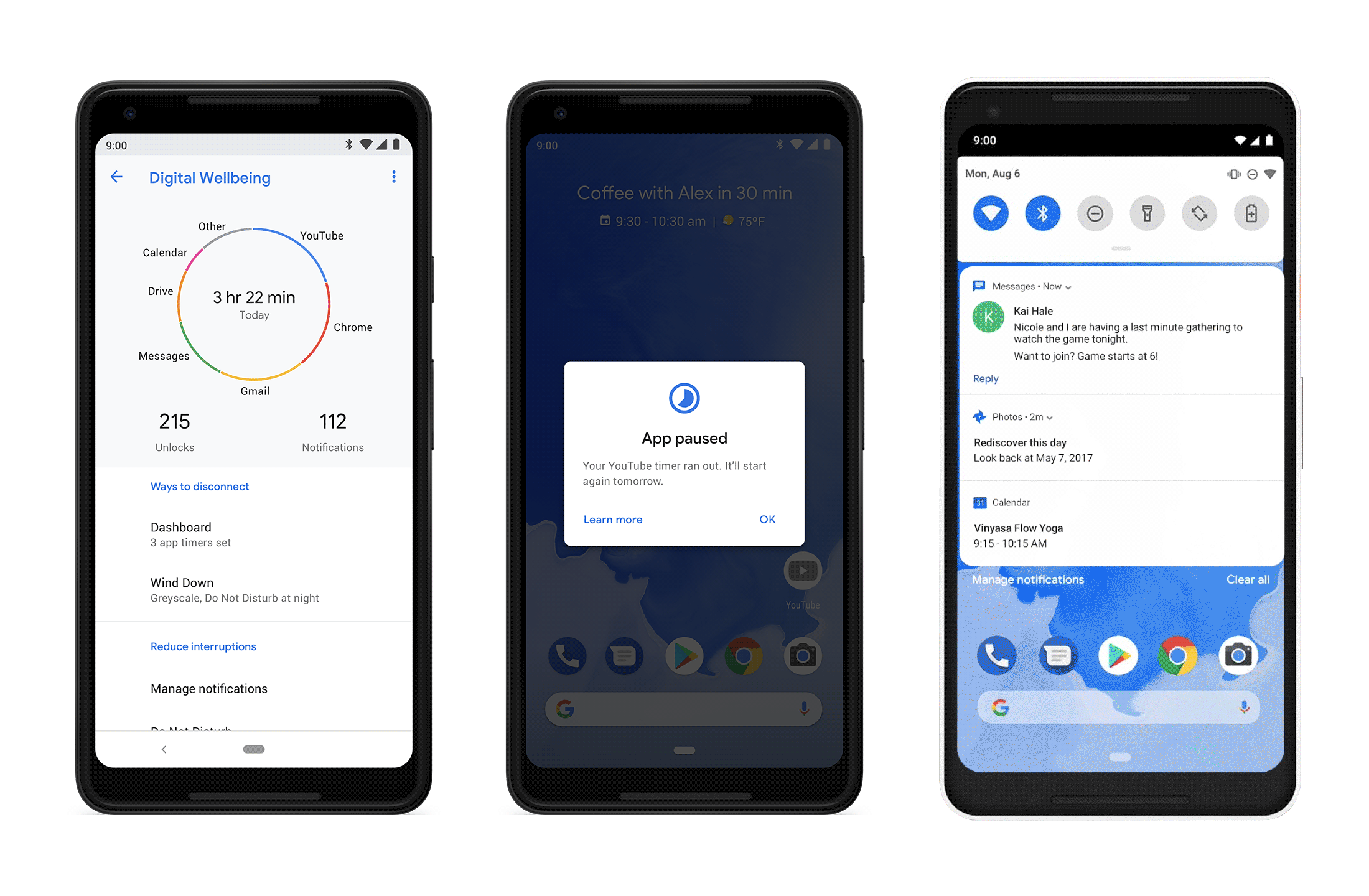 Digital Wellbeing llega a todos los usuarios de Android Pie en forma de beta abierta