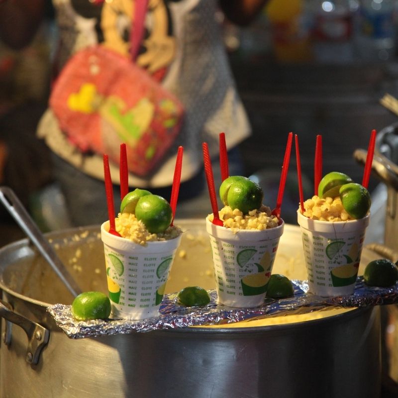 Mexican street corn - Traditional Esquites