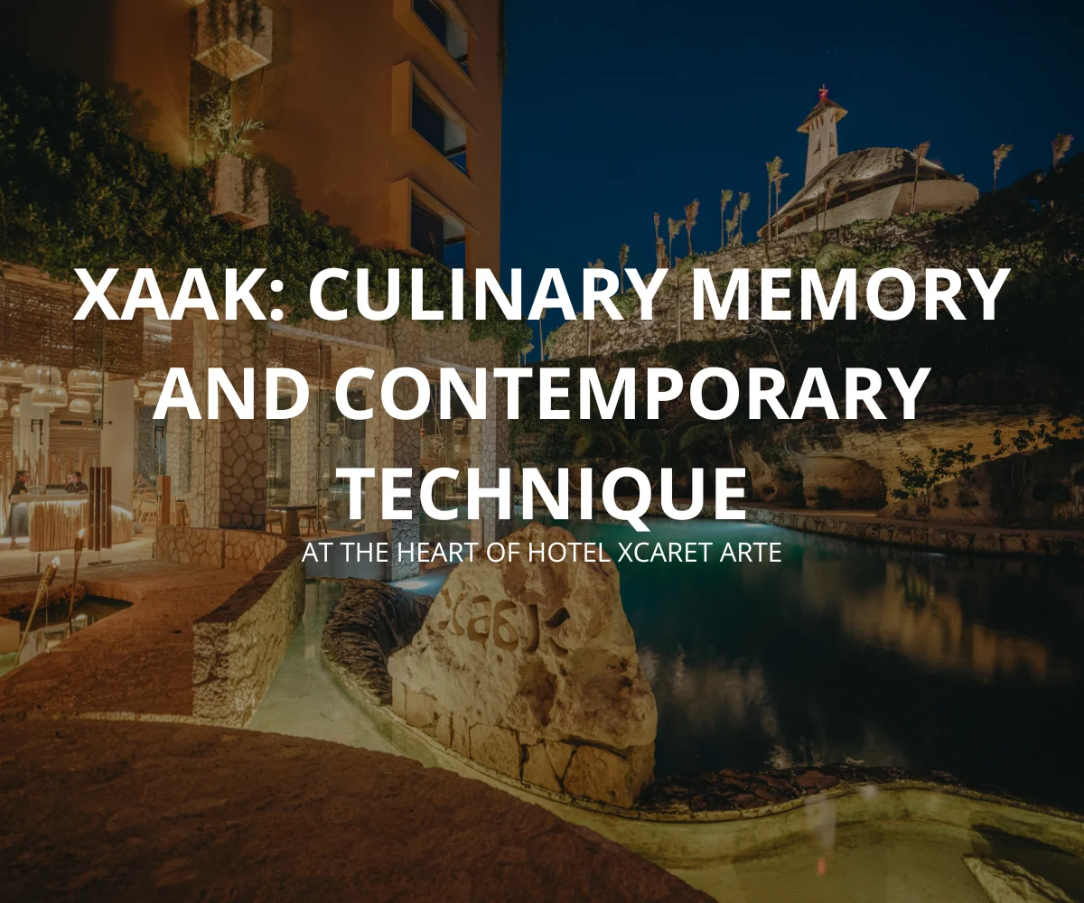 Xaak: Culinary memory and contemporary technique at the heart of Hotel Xcaret Arte