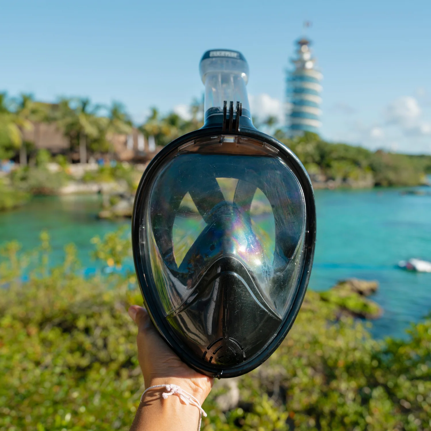 Full-face mask para hacer snorkeling