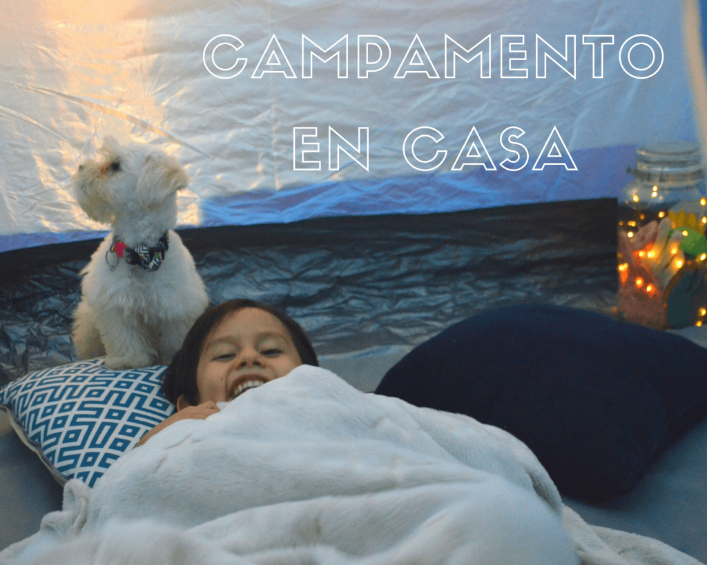 Campamento en casa para niños
