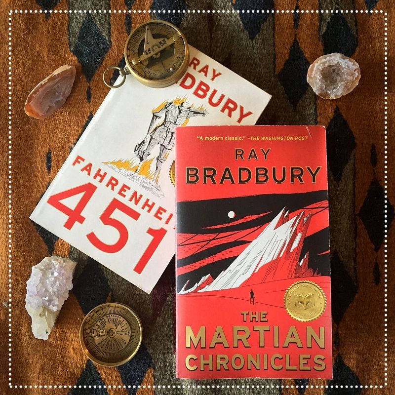 libros ray bradbury - crónicas marcianas y fahrenheit 451