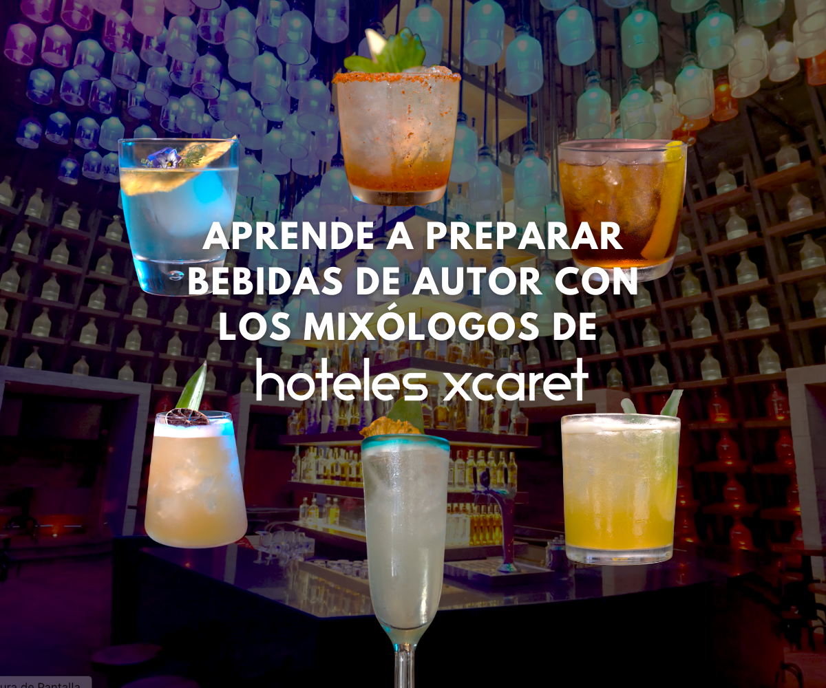 Mixología en Xcaret: el arte de beber con alma mexicana 