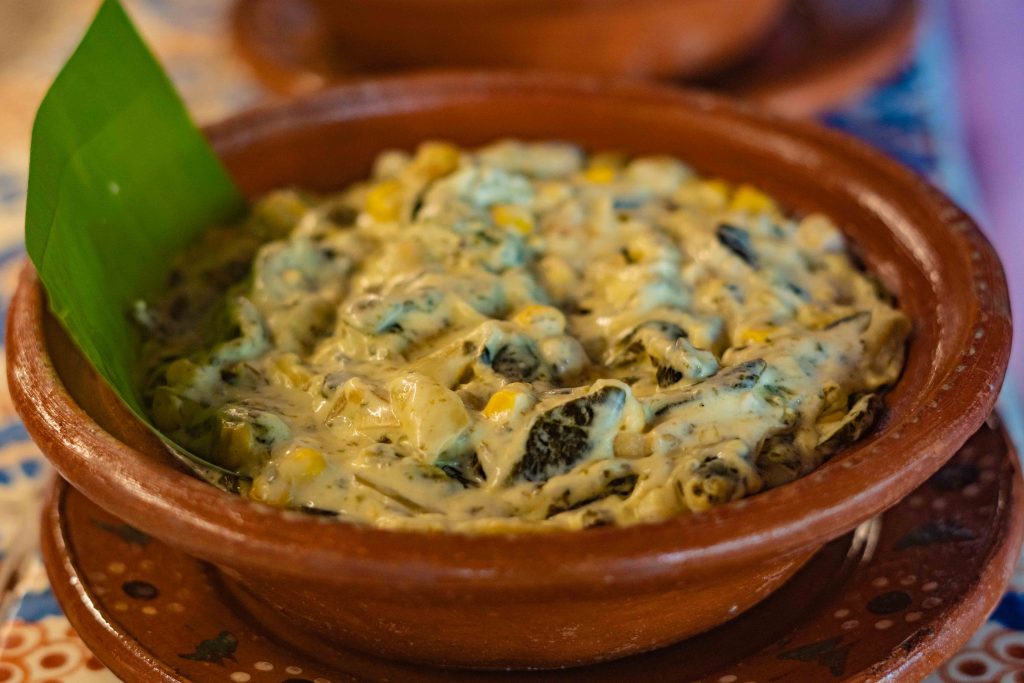 rajas con crema