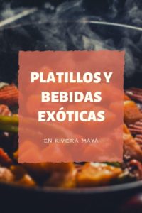 platillos y bebidas exóticas