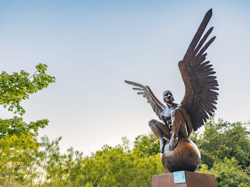 Bernardo oriental (monumental), 2008 Bronce