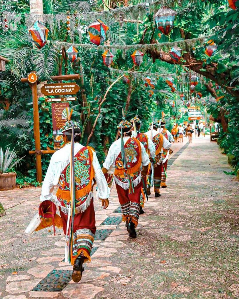 Birdmen at Xcaret